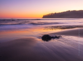 Washington Coast Third Beach Sunset Sand Patterns