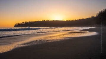 Washington Coast Third Beach Sunset Sunglow