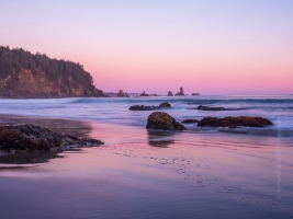 Washington Coast Third Beach Sunset Tide Pools