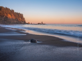 Washington Coast Third Beach Tides Rock