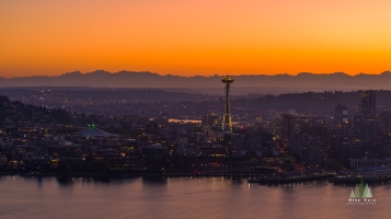 Aerial Seattle Sunrise Space Needle.jpg