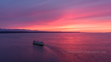 Aerial Edmonds Sunset Aerial Photography Ferry to Whidbey Island.jpg