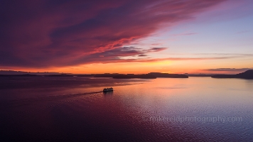 Northwest Aerial Photography San Juan Islands Ferry Calm Waves.jpg