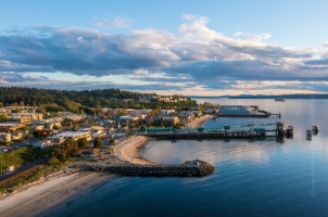 Over Edmonds Ferry Landing at Dusk.jpg