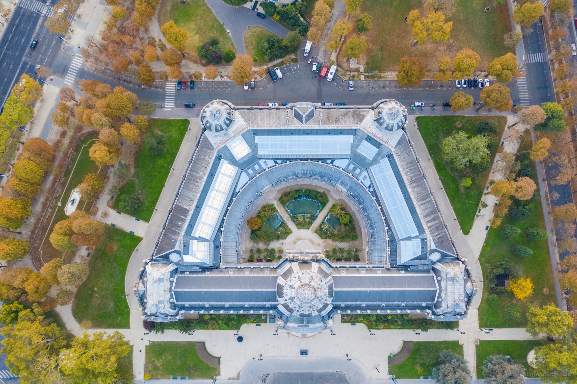 Over Paris Above the Petit Palais DJI Mavic Pro 2 Drone