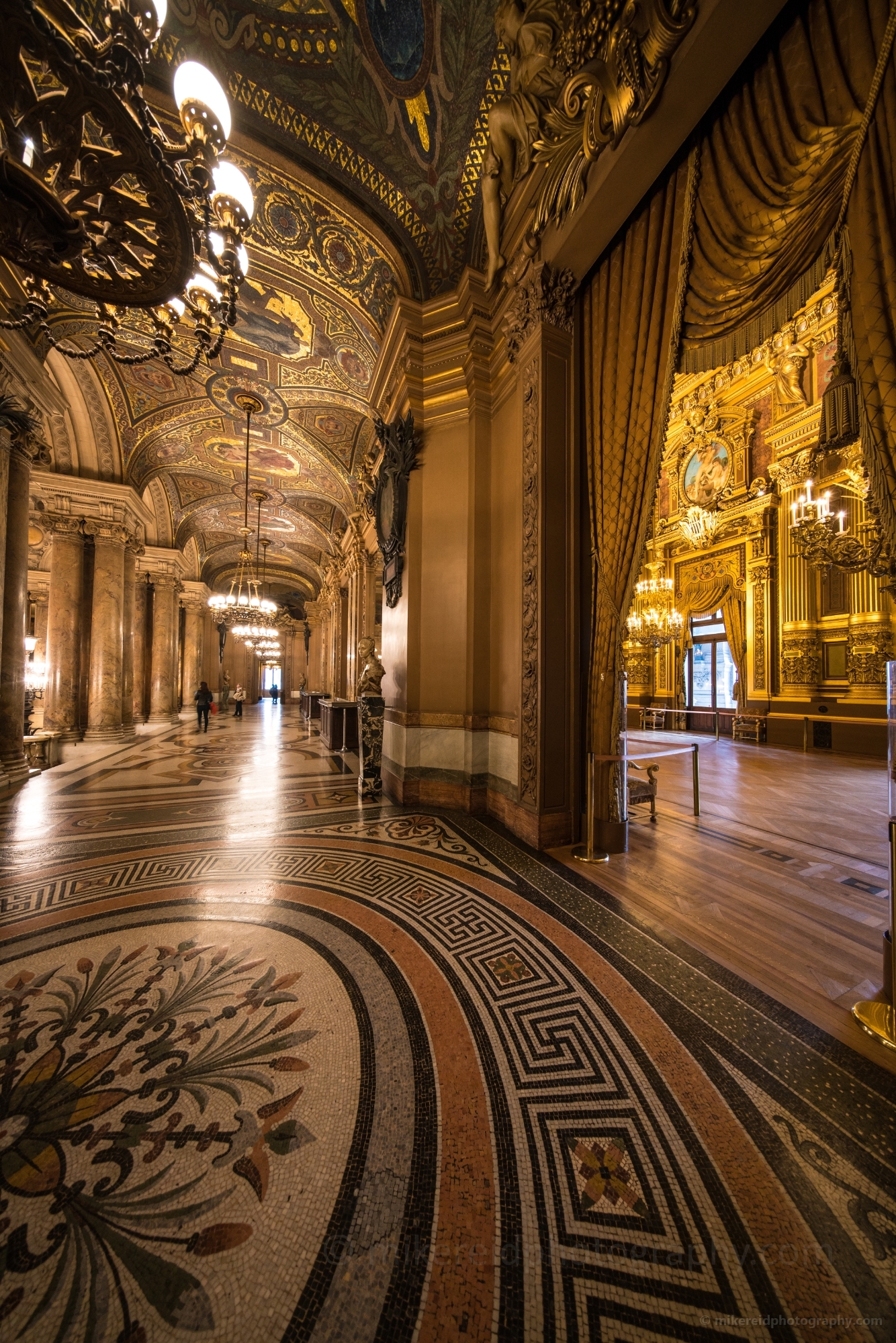 Palais Garnier Paris Opera House Interior Curves