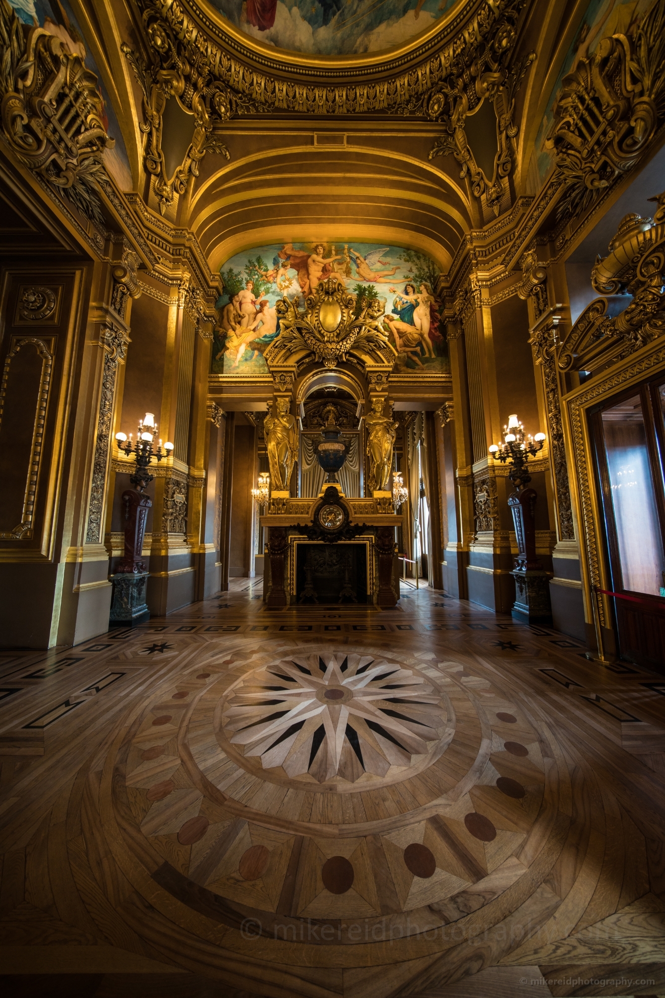 Palais Garnier Paris Opera House Interior Floor and Ceiling