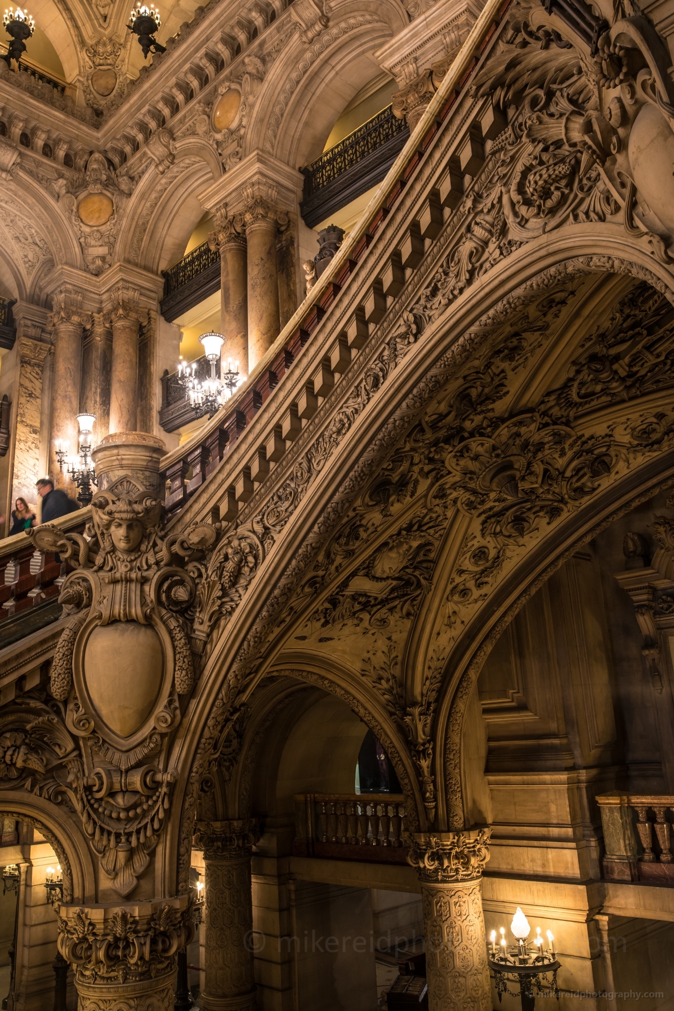 Palais Garnier Paris Opera House Interior Staircase Details