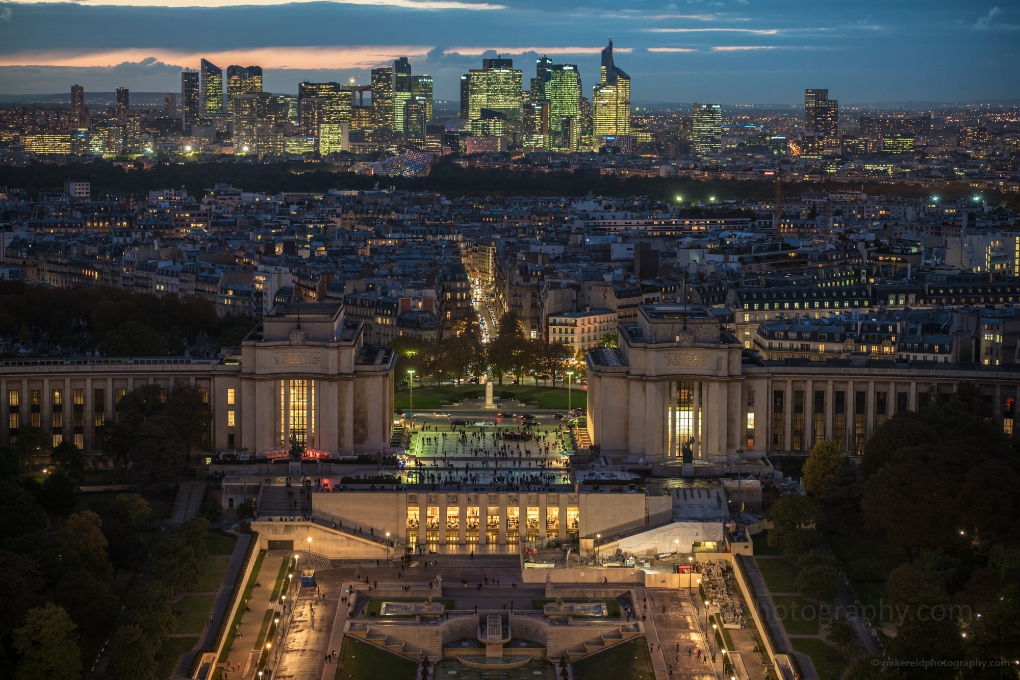 Palais de Chaillot and the City Skyline Beyond