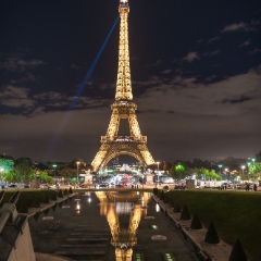 Eiffel Tower at Night from the Jardins du Trocadero.jpg To order a print please email me at  Mike Reid Photography : Paris, arc, rick steves, napoleon, eiffel, notre dame, gargoyle, louvre, versailles