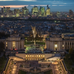 Palais de Chaillot and the City Skyline Beyond.jpg To order a print please email me at  Mike Reid Photography : Paris, arc, rick steves, napoleon, eiffel, notre dame, gargoyle, louvre, versailles