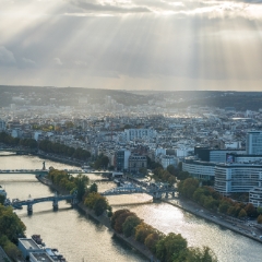 Paris Seine River Sunrays.jpg
