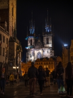 Prague Night Tyns Church.jpg