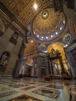 Vatican Saint Peters Interior and Dome