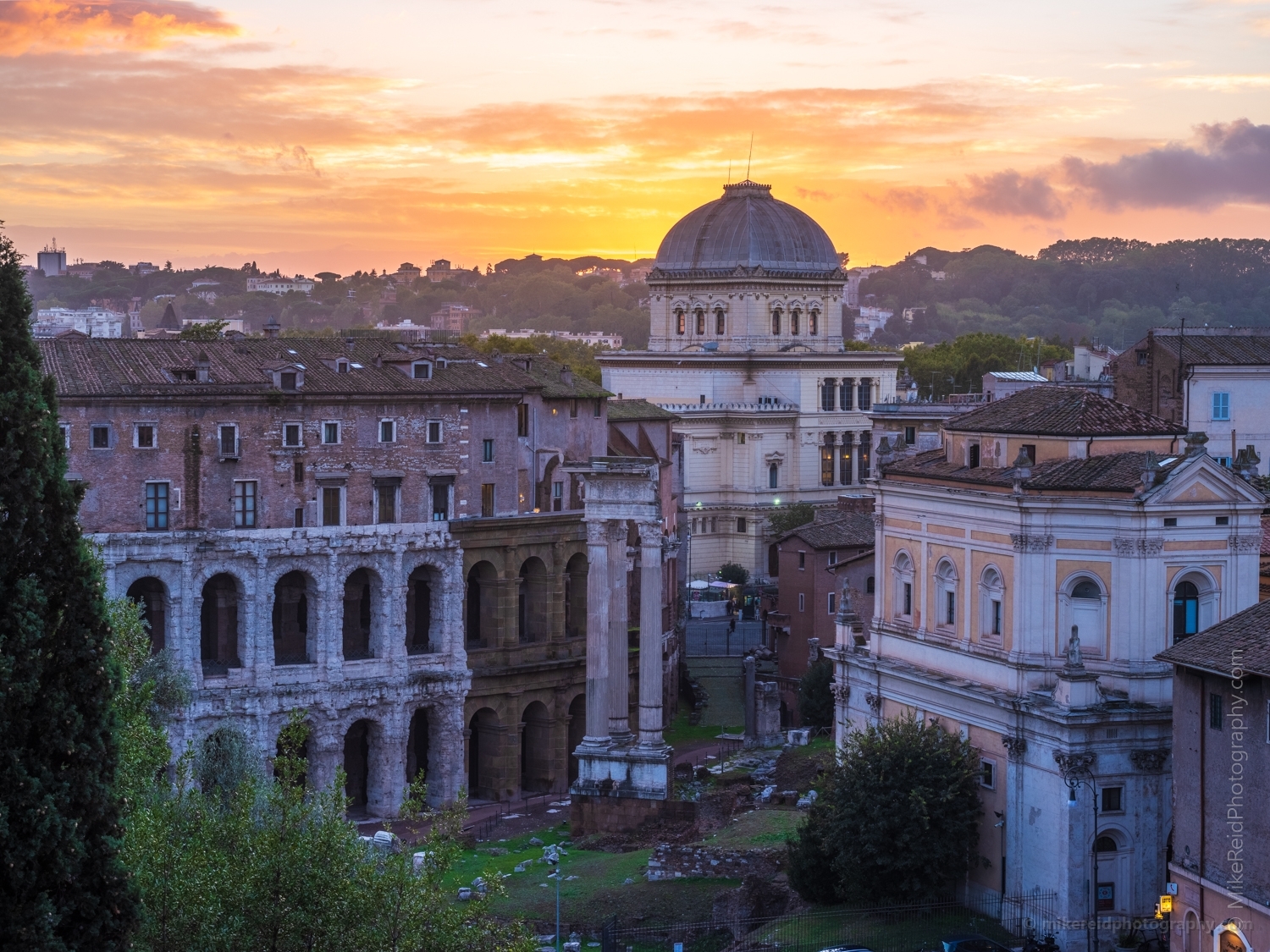 Rome Foro Romano Sunset