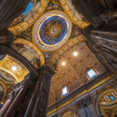 Vatican Saint Peters Columns and Dome.jpg