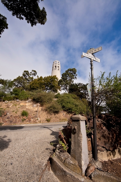 Road to Coit Tower