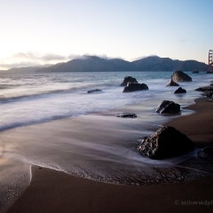 Beach Flow To order a print please email me at  Mike Reid Photography : san francisco, city by the bay, baker beach, golden gate bridge, golden gate park, coit, transamerica, cable car, panorama, california, cityscape