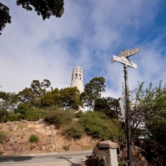 Road to Coit Tower To order a print please email me at  Mike Reid Photography : san francisco, city by the bay, baker beach, golden gate bridge, golden gate park, coit, transamerica, cable car, panorama, california, cityscape