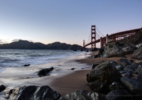 Rocks and Bridge