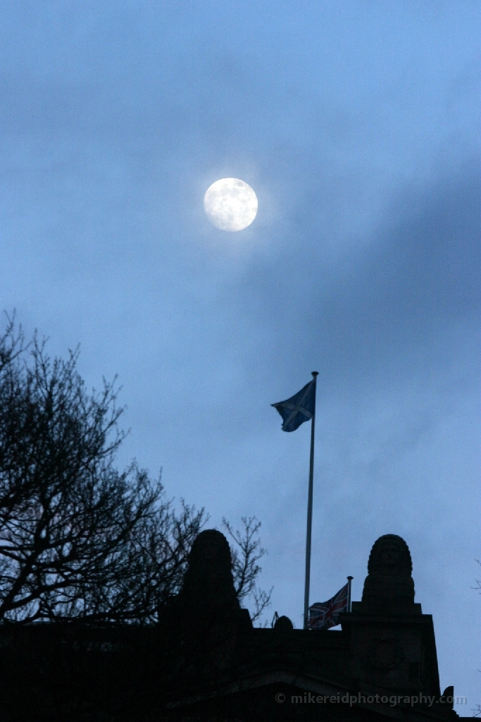 moon over scotland