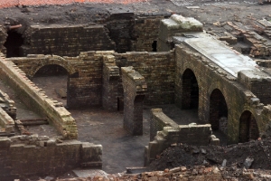 Edinburgh excavation really close