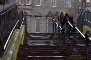 Weathered Old Scottish steps