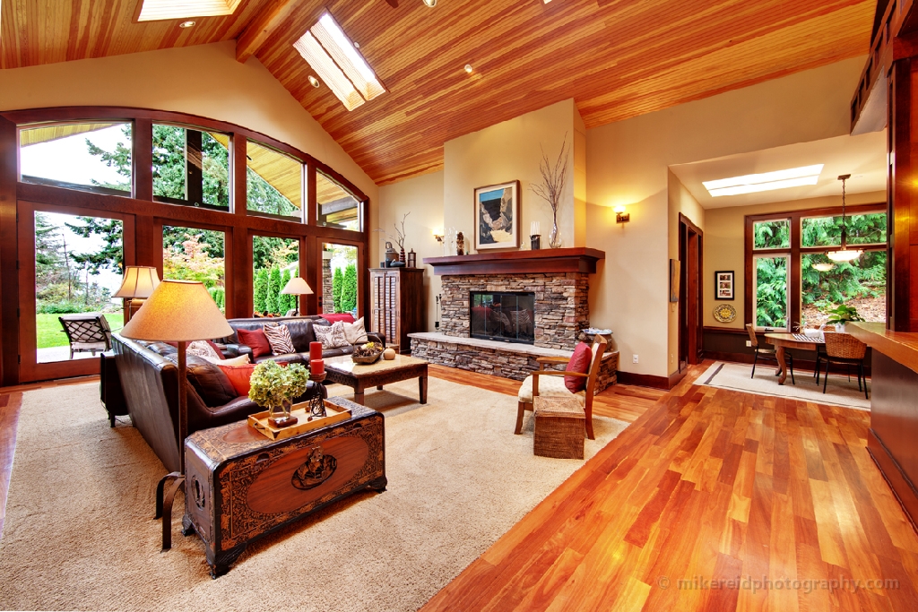 living room real estate photography 