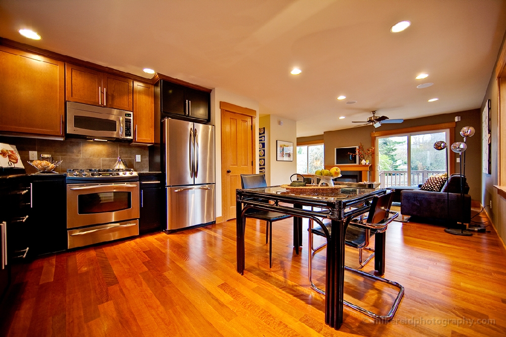 modern kitchen hdr real estate photography 