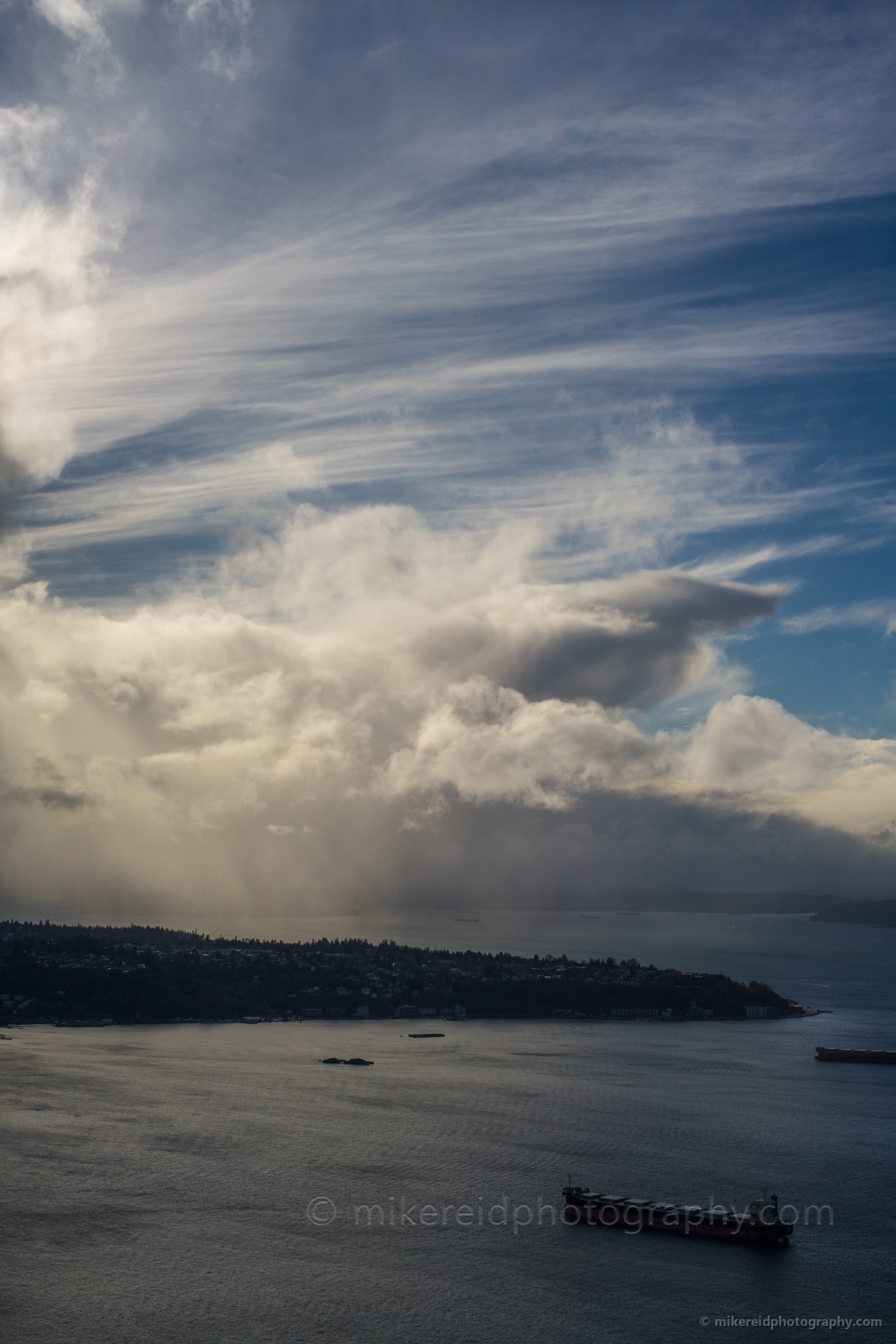 Alki Skies drama Sky View Observatory Seattle