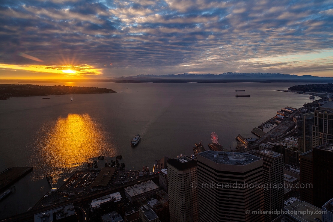 Alki Sunstar Sunset