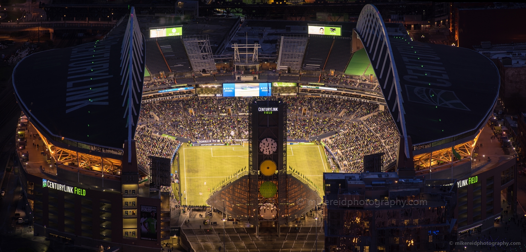 Century Link Sounders Match Closeup