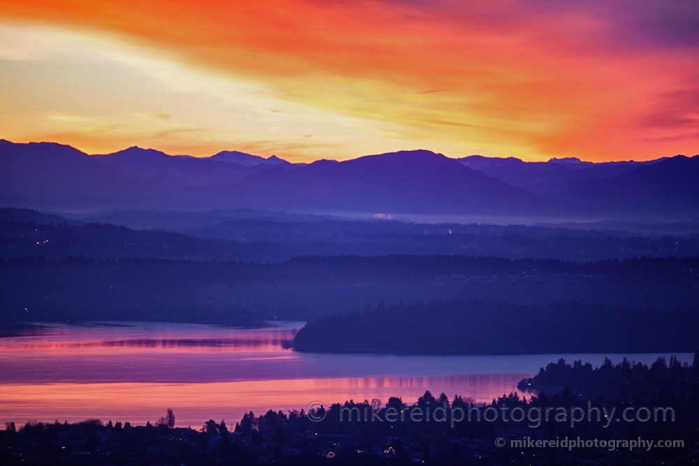 Mercer Island Sunrise Colors