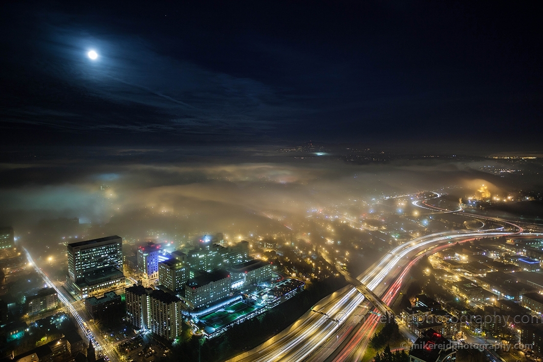 Seattle City Moonscape