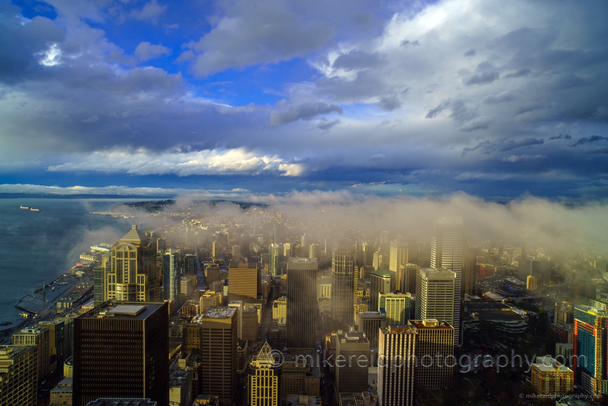 Seattle Photography City Cloud Layer