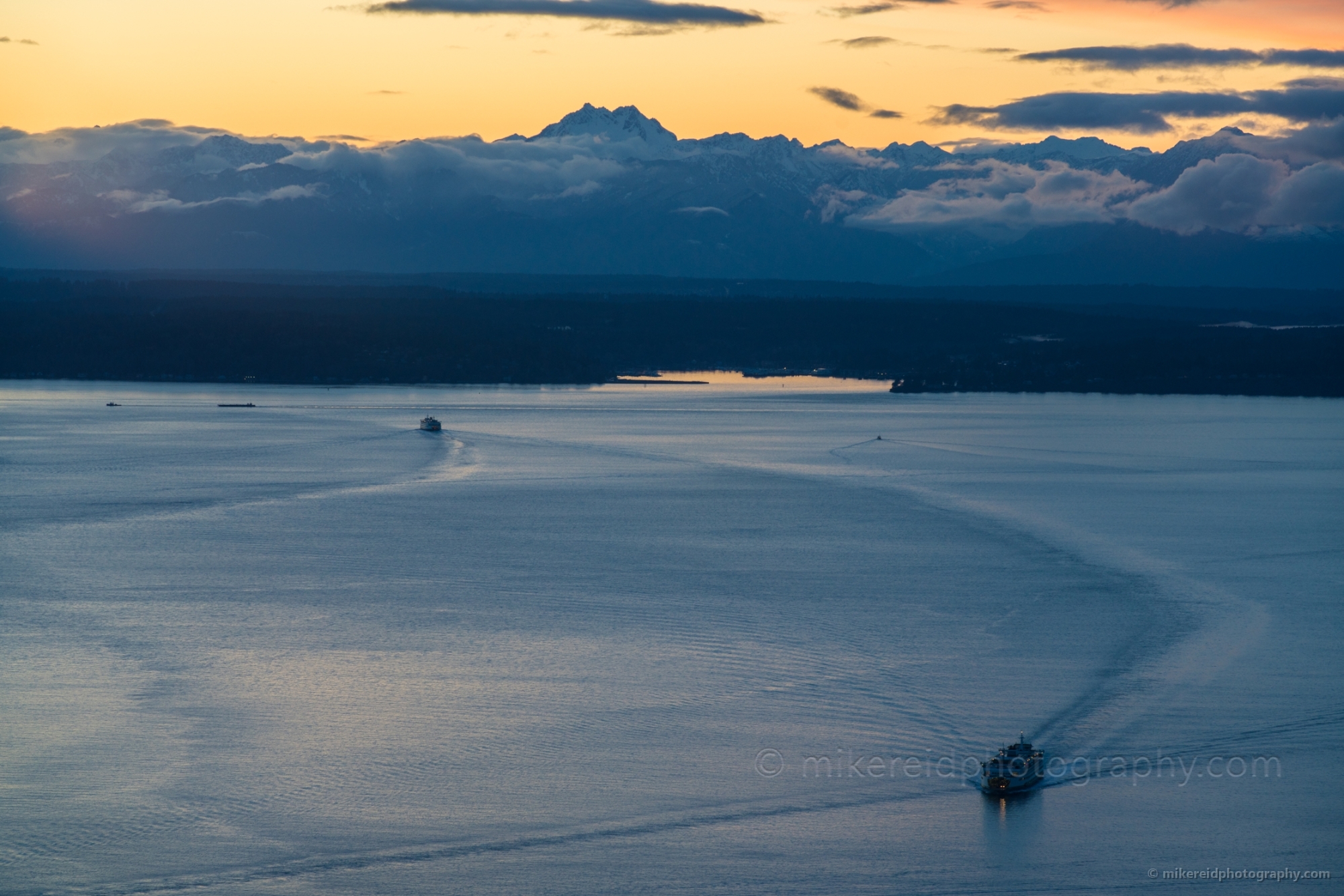 Seattle Photography Ferries Coming and Going