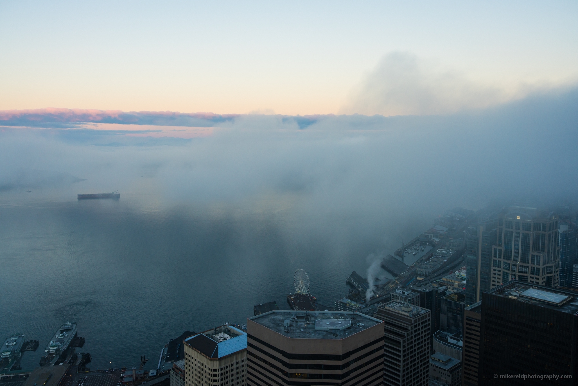 Seattle Photography Morning Massive Fog