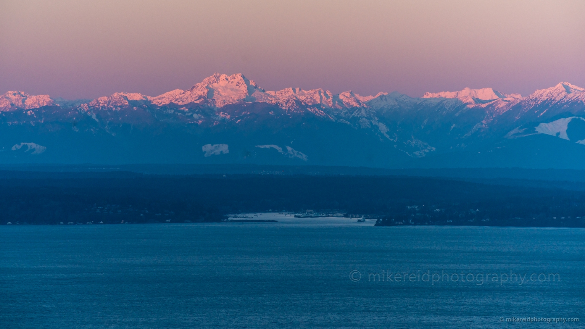 Seattle Photography Olympic Mountains Sunrise Light