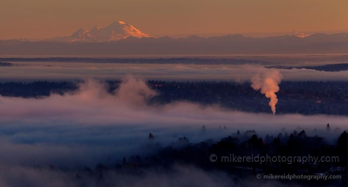 UW and Mount Baker Sunrise