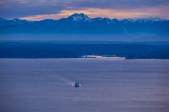 Ferry Crossing To order a print please email me at  Mike Reid Photography : seattle, sky view observatory, svo, zeiss lenses, columbia center, urban, sunrise, fog, sunset, puget sound, elliott bay, space needle, northwest, washington, rainier, baker, ferry