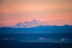 Seattle Photography Mount Baker sunrise from Seattle To order a print please email me at  Mike Reid Photography