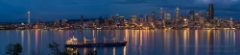 Seattle Skyline Night Reflection from Alki2  I love Hamilton Viewpoint Park in West Seattle with the views it provides of the Seattle skyline especially at night. To order a print please email me at  Mike Reid Photography : sunset, sunrise, seattle, northwest photography, dramatic, beautiful, washington, washington state photography, northwest images, seattle skyline, city of seattle, puget sound, aerial san juan islands, alki, west seattle