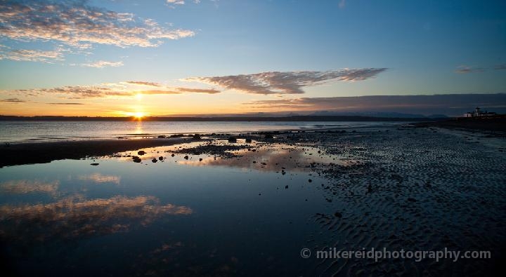 Tidepool Sunset Reflection