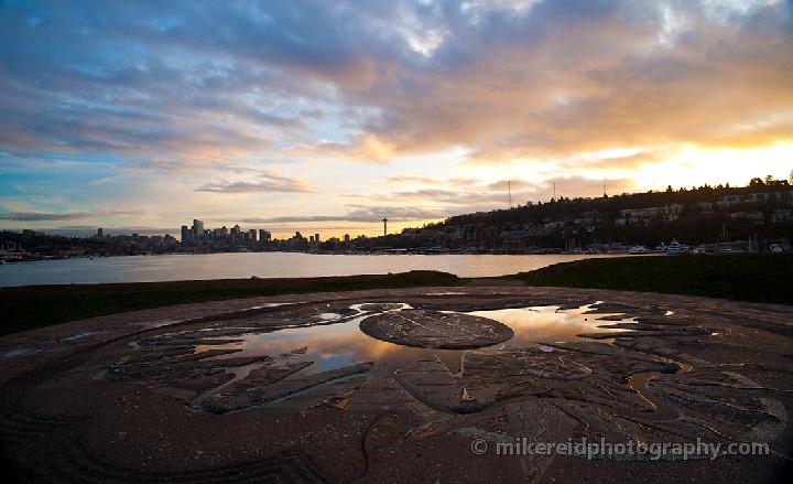 Gasworks Sunset Hill Pool Reflection