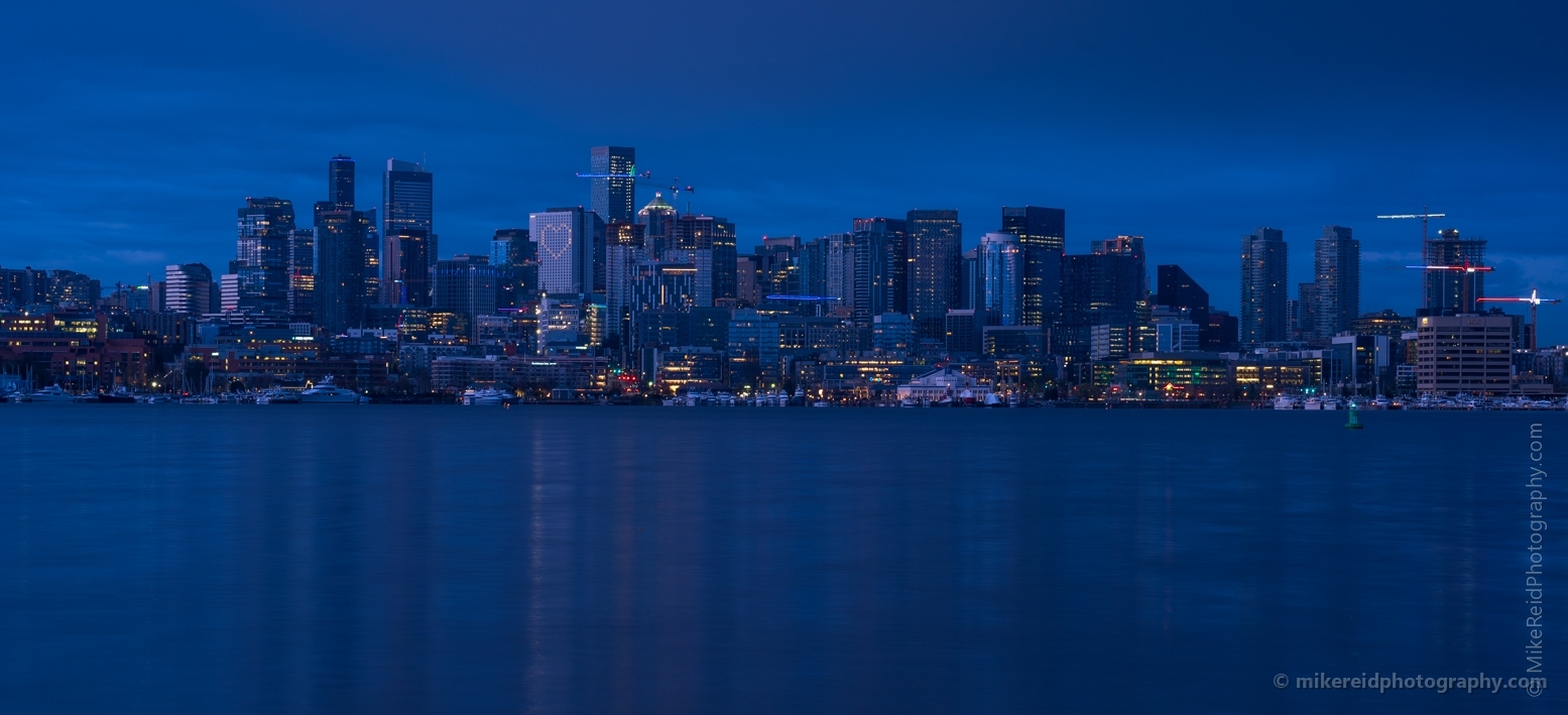 Seattle Lake Union Blue SKyline