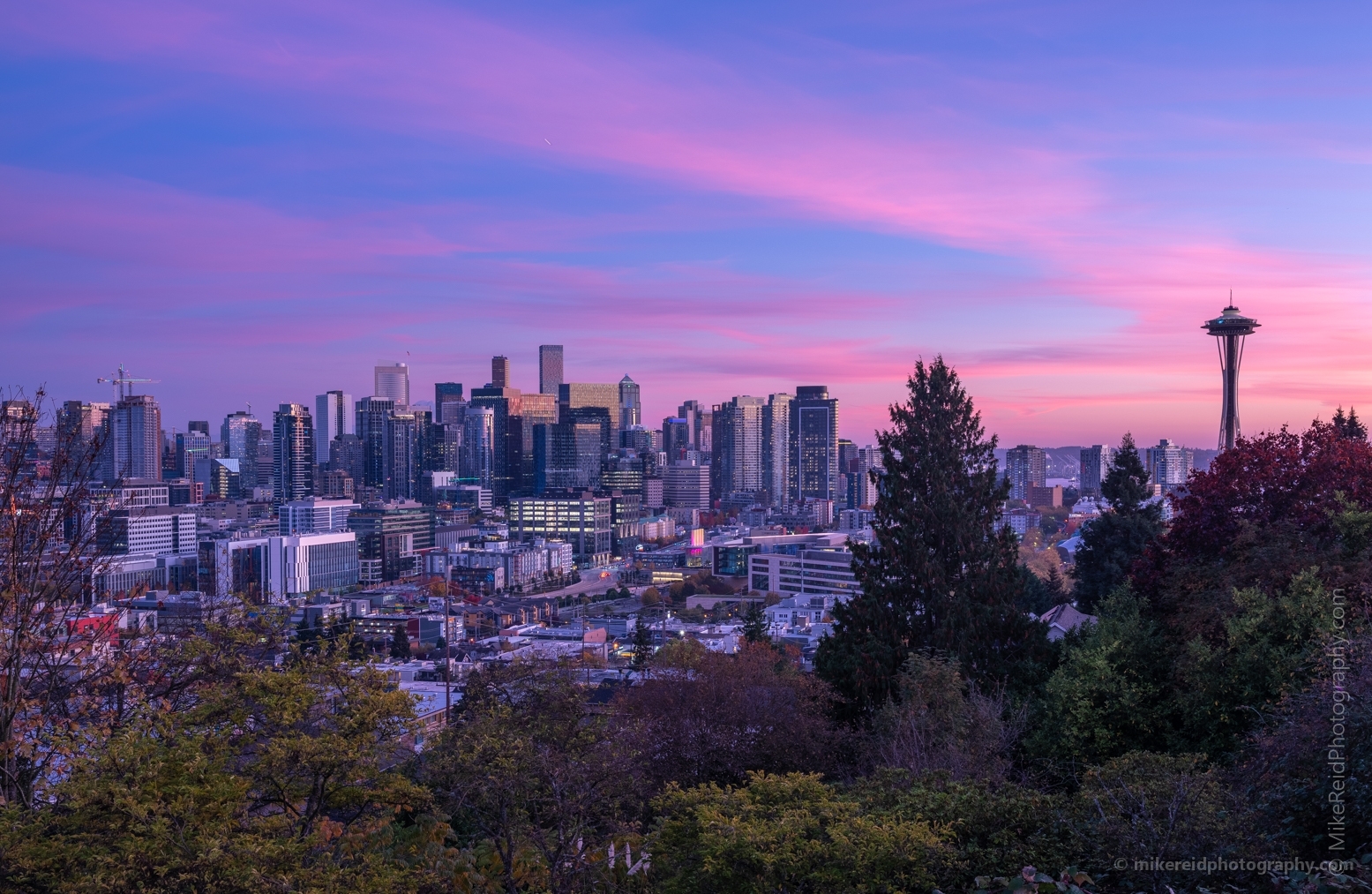 Seattle Kerry Park Photography Dawn City