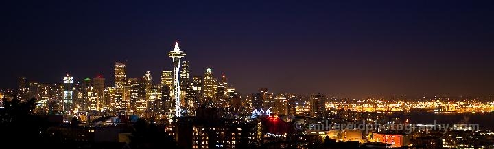 Seattle Skyline Night