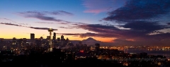 Dramatic Seattle Skyline To order a print please email me at  Mike Reid Photography : sunset, sunrise, seattle, northwest photography, dramatic, beautiful, washington, washington state photography, northwest images, seattle skyline, city of seattle, puget sound, aerial san juan islands