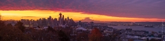 Seattle Kerry Park Photography Sunrise Curve Panorama To order a print please email me at  Mike Reid Photography : sunset, sunrise, seattle, northwest photography, dramatic, beautiful, washington, washington state photography, northwest images, seattle skyline, city of seattle, puget sound, aerial san juan islands