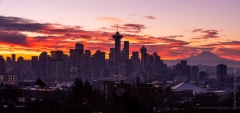 Seattle Kerry Park Photography Sunrise Fiery Colors To order a print please email me at  Mike Reid Photography : sunset, sunrise, seattle, northwest photography, dramatic, beautiful, washington, washington state photography, northwest images, seattle skyline, city of seattle, puget sound, aerial san juan islands